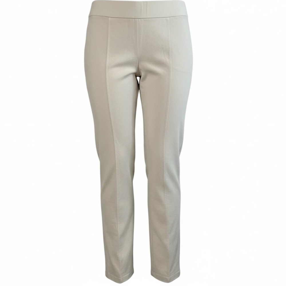 Eileen Fisher IVORY Washable Stretch Slim Pants